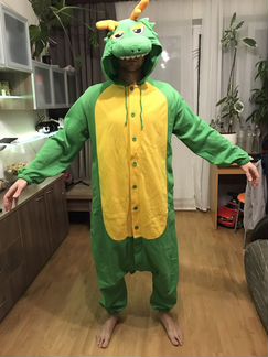 Кигуруми дракон (зеленый)