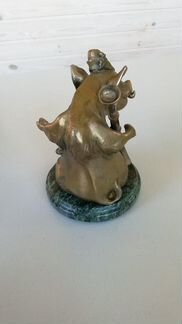 Кабан-охотник, сувенир, статуэтка