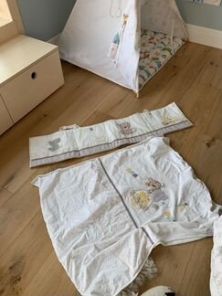 Бортик и одеяло детское mothercare