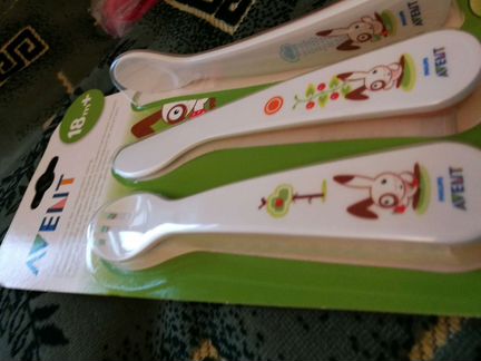 Набор столовых приборов (ложка, вилка, нож) avent