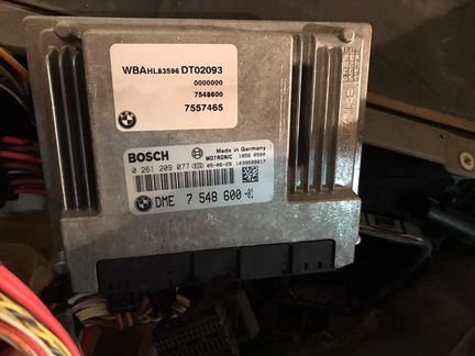 Блок управления двигателем bmw e60 e63 e65