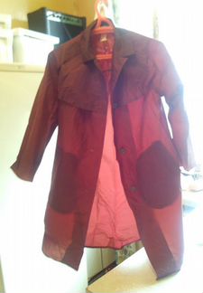 Дождевик балоневый женский винтажный