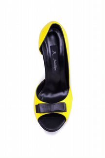 Туфли кожаные желтые.Размеры 36-40