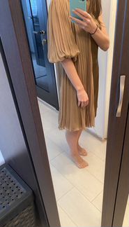 Платье золотое