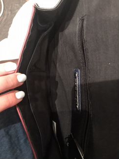 Клатч кожаный galeries lafayette