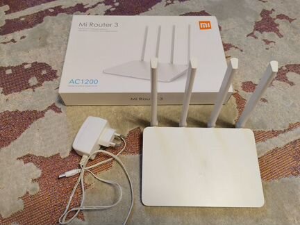 Роутер Wi-Fi Xiaomi Mi router 3 ac1200