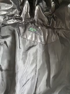 Пальто пуховик для девочки пух перо Benneton