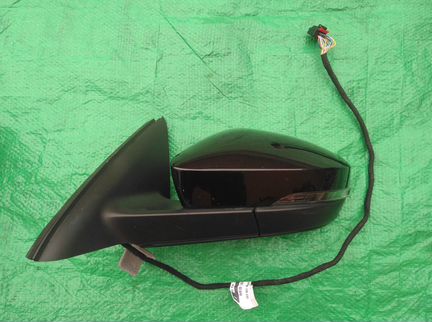 Зеркало левое 15 контактов Шкода Октавия А7