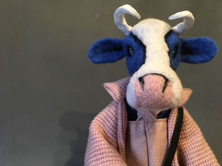 Интерьерная игрушка «Корова Виола»