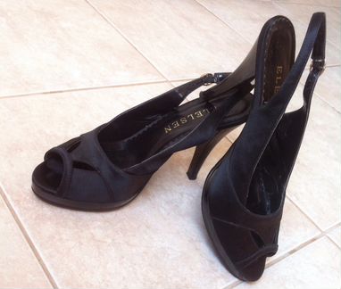 Атласные босоножки/Туфли