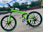Велосипед GreenBig SO07 (зелёно-чёрный)