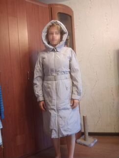 Утепленный плащ