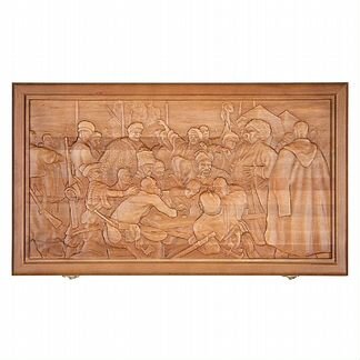 Резные нарды Запорожцы пишут письмо