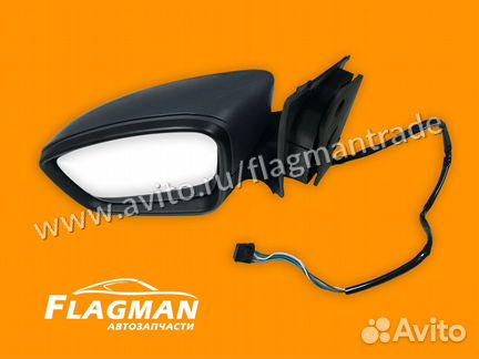 Зеркало Поло электрическое левое Polo 2010-2019