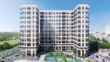 1-к апартаменты, 35.6 м², 3/22 эт.