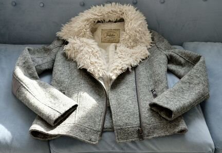 Шуба полупальто zara