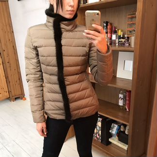 Пуховик короткий XS