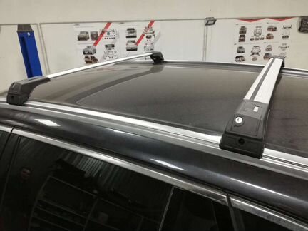 Багажник на штатные рейлинги BMW X3 2017-нв G01