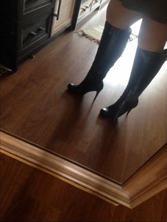 Сапоги кожанные маскот