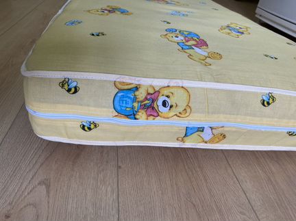 Детская кровать Кубаньлесстрой (+матрас,бортики)