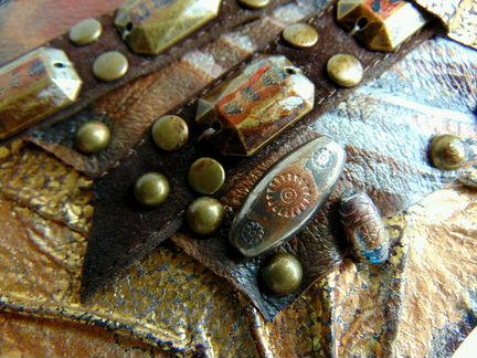 Сумка с росписью натуральная кожа эксклюзивная