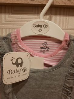 Комплект кофта и комбинезон 62р