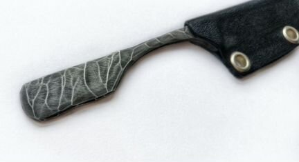 Кованый нож Волчий век Снежинка