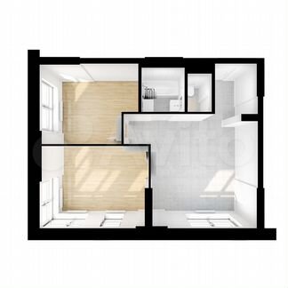 2-к апартаменты, 52.2 м², 9/28 эт.