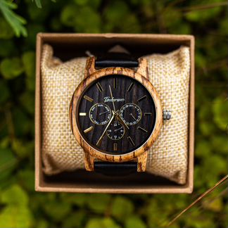 Деревянные наручные часы ручной работы